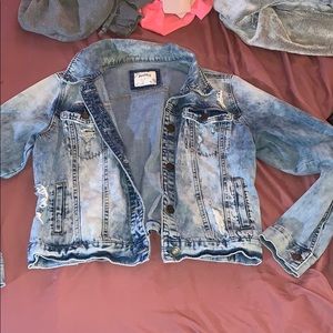 Jean half jacket